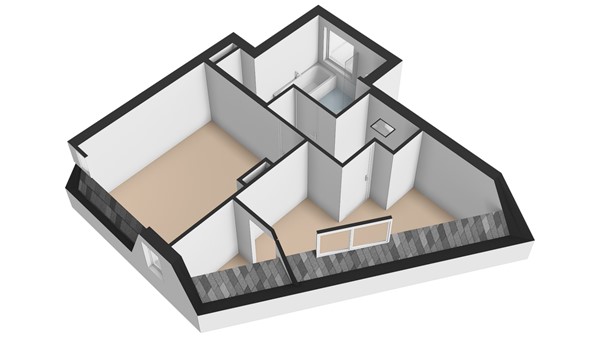Floorplan - Hugo de Grootkade, 1052 LN Amsterdam
